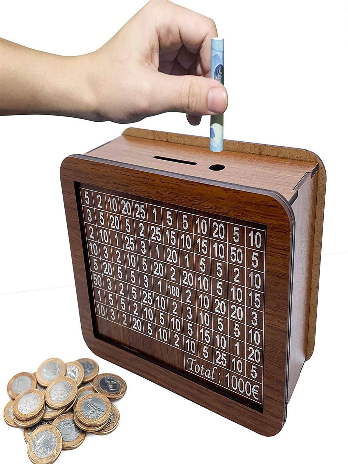 Brand Acrylic Golden Umrah Saving Box
